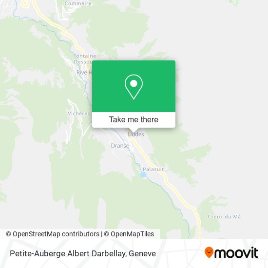 Petite-Auberge Albert Darbellay map