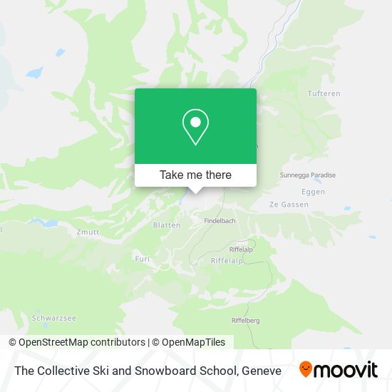 The Collective Ski and Snowboard School map