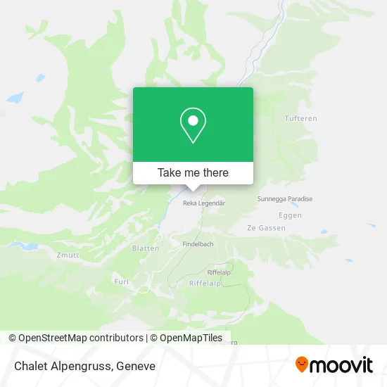Chalet Alpengruss map