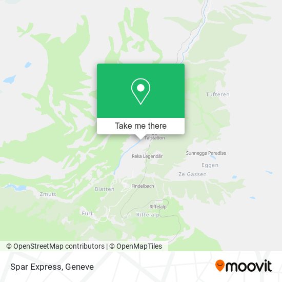 Spar Express map