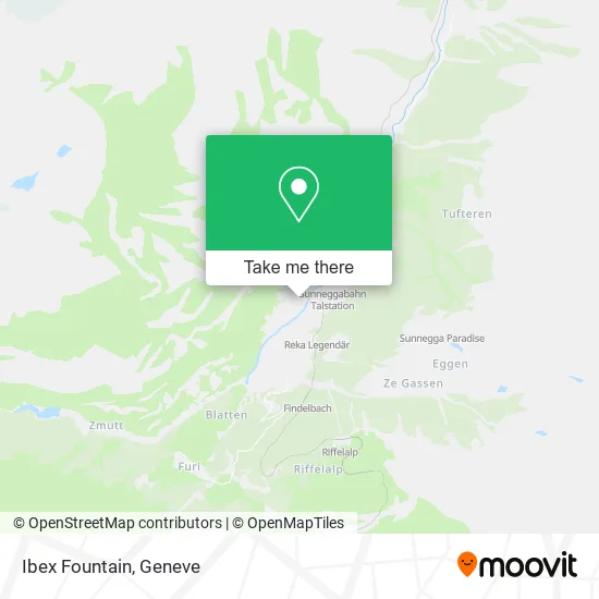 Ibex Fountain map