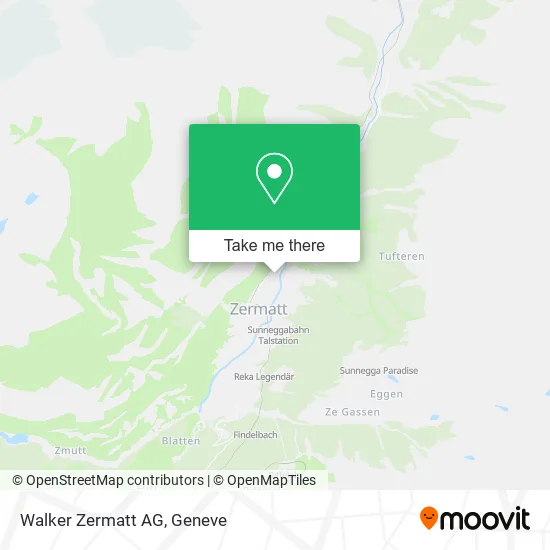 Walker Zermatt AG map