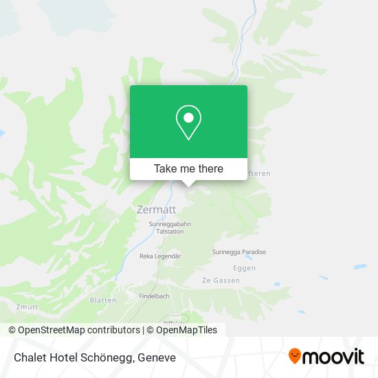 Chalet Hotel Schönegg map