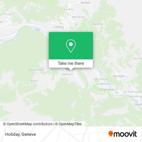 Holiday map