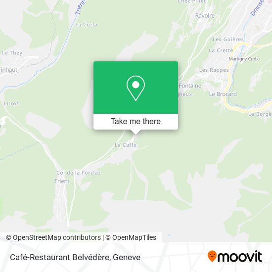 Café-Restaurant Belvédère map