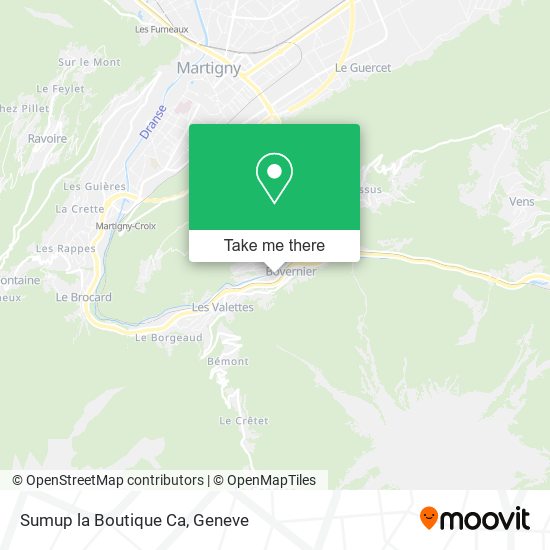 Sumup la Boutique Ca map