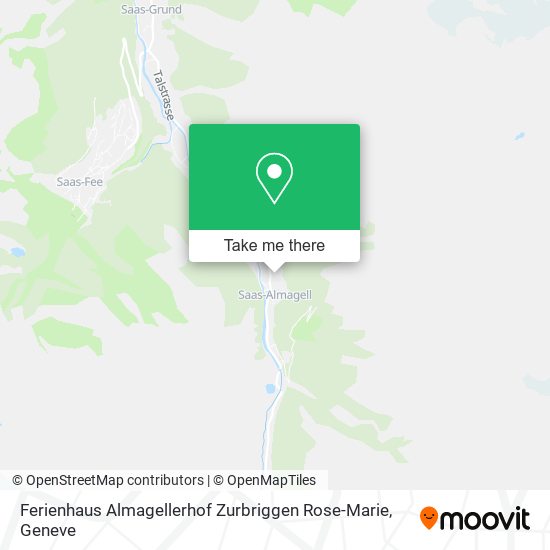 Ferienhaus Almagellerhof Zurbriggen Rose-Marie map