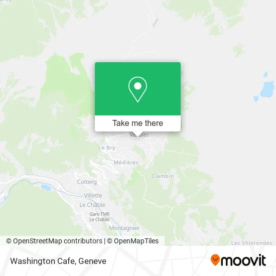 Washington Cafe map