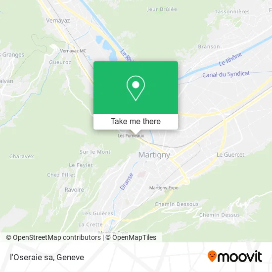 l'Oseraie sa map
