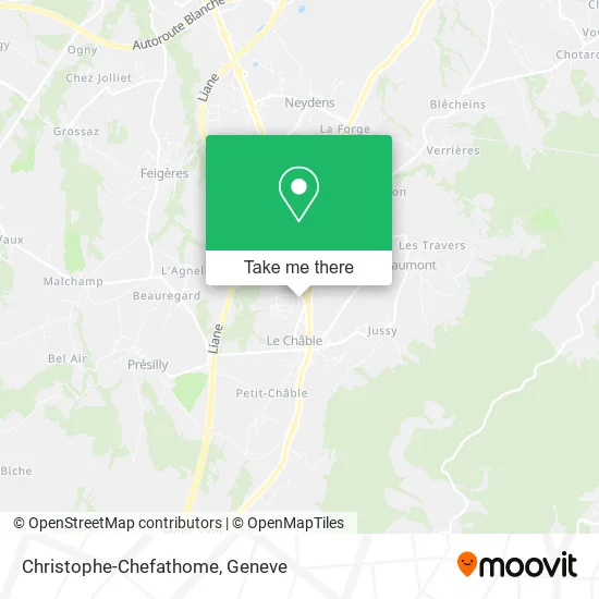 Christophe-Chefathome map