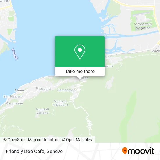 Friendly Doe Cafe map