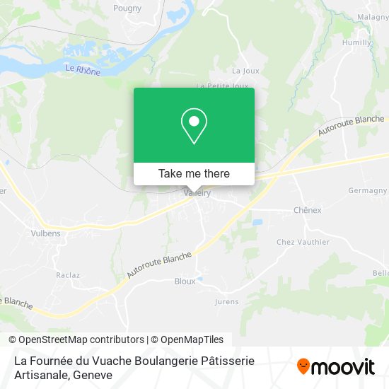 La Fournée du Vuache Boulangerie Pâtisserie Artisanale map