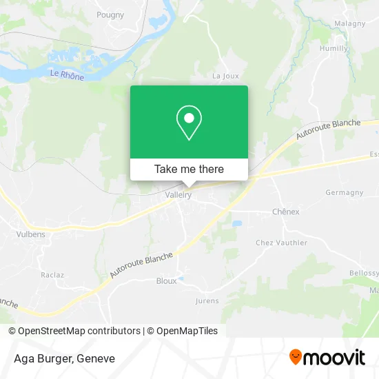 Aga Burger map