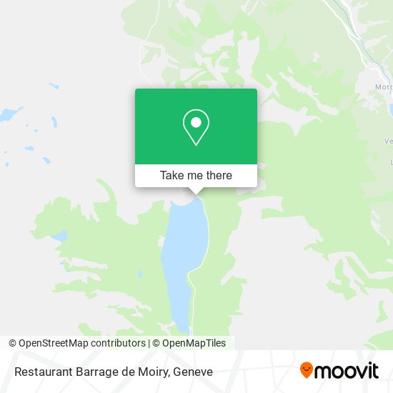 Restaurant Barrage de Moiry map