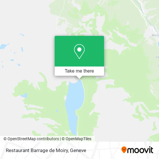 Restaurant Barrage de Moiry map