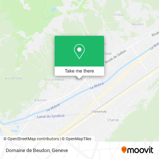 Domaine de Beudon map