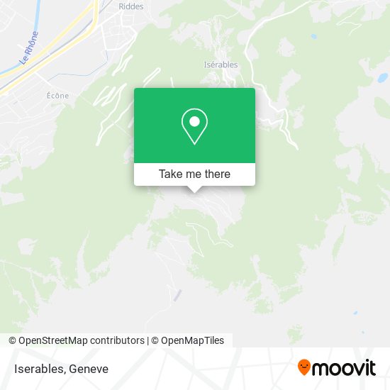 Iserables map