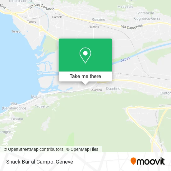 Snack Bar al Campo map