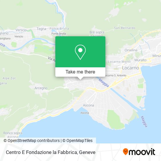 Centro E Fondazione la Fabbrica map