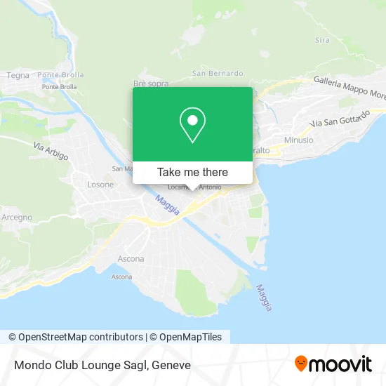 Mondo Club Lounge Sagl map