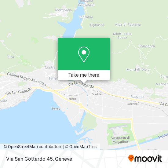 Via San Gottardo 45 map