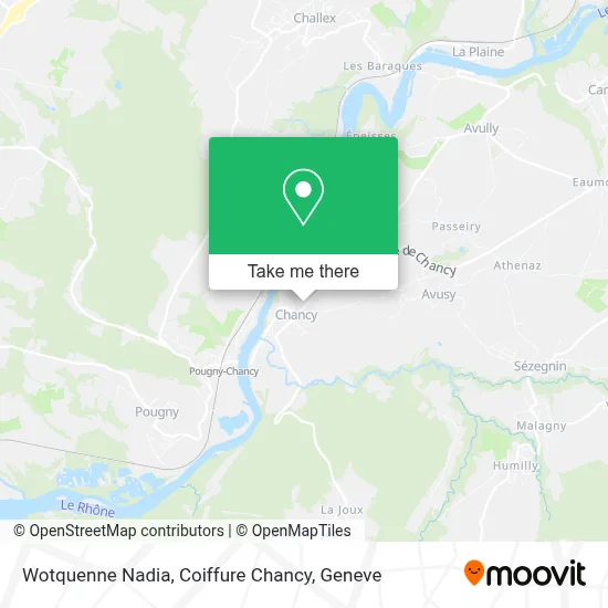 Wotquenne Nadia, Coiffure Chancy map
