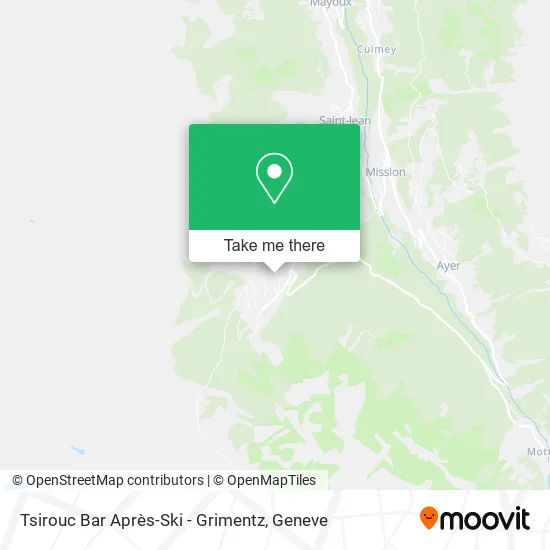 Tsirouc Bar Après-Ski - Grimentz map