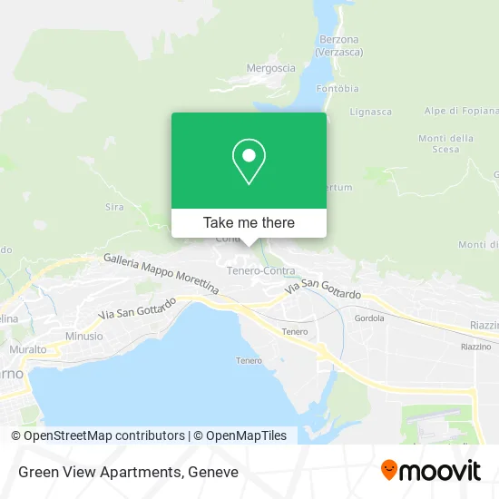 Green View Apartments map