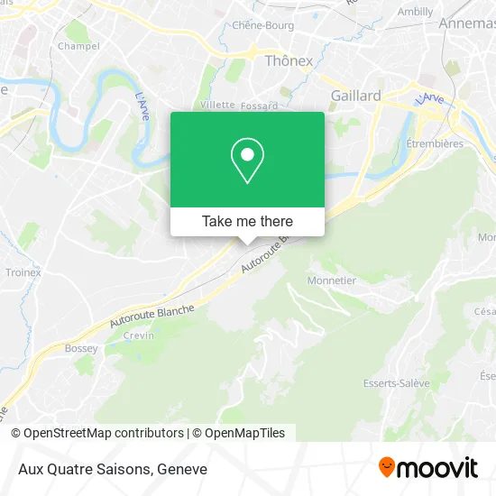 Aux Quatre Saisons map