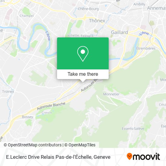 E.Leclerc Drive Relais Pas-de-l'Échelle map
