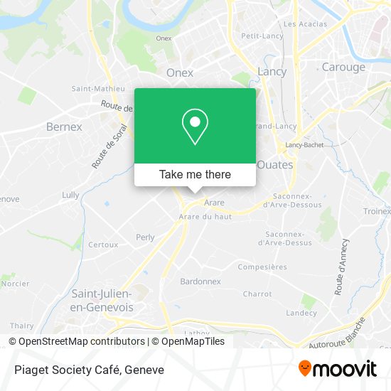 Piaget Society Café map