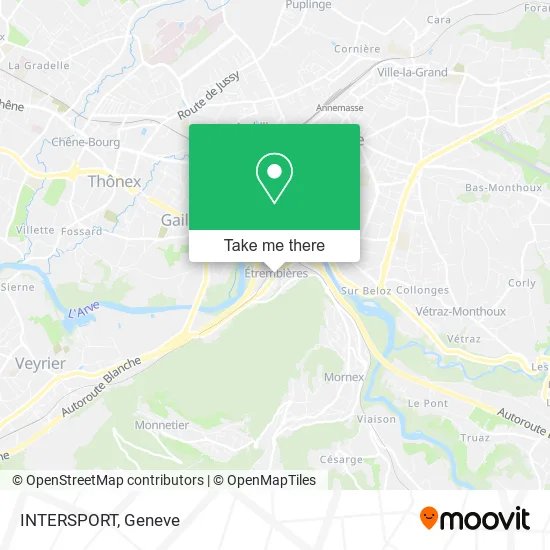 INTERSPORT map