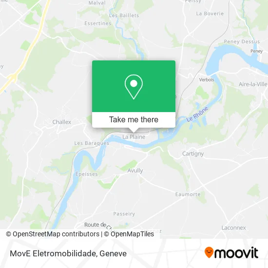 MovE Eletromobilidade map