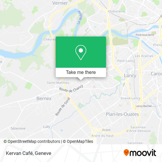 Kervan Café map
