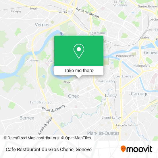 Café Restaurant du Gros Chêne map