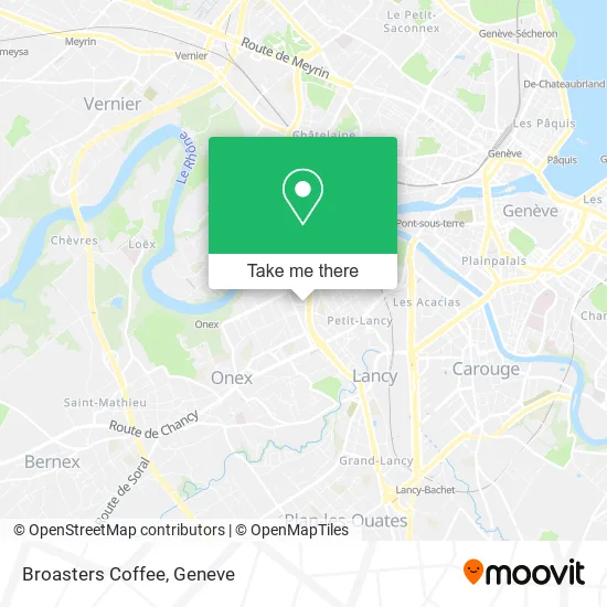 Broasters Coffee map