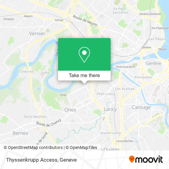 Thyssenkrupp Access map
