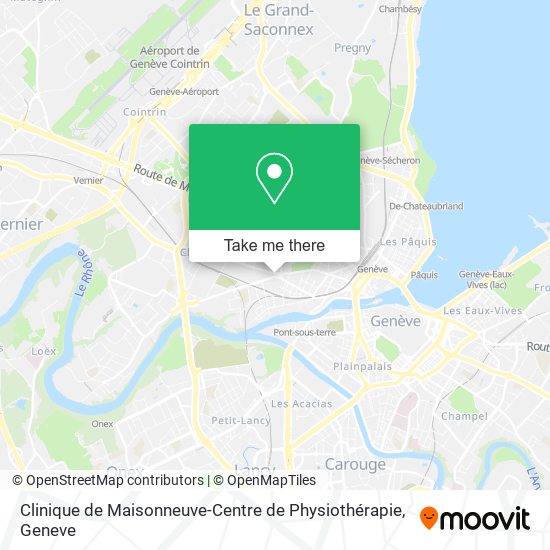 Clinique de Maisonneuve-Centre de Physiothérapie map