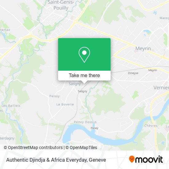 Authentic Djindja & Africa Everyday map