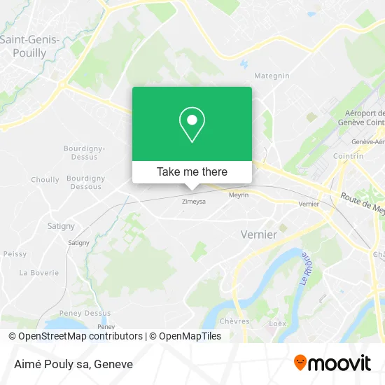 Aimé Pouly sa map