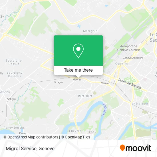 Migrol Service map