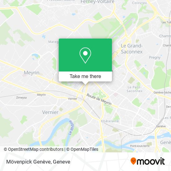 Mövenpick Genève map