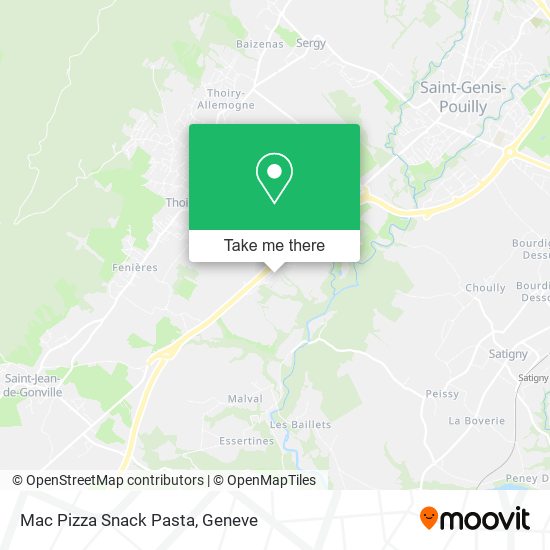 Mac Pizza Snack Pasta map