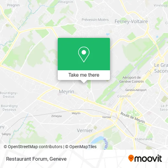 Restaurant Forum map