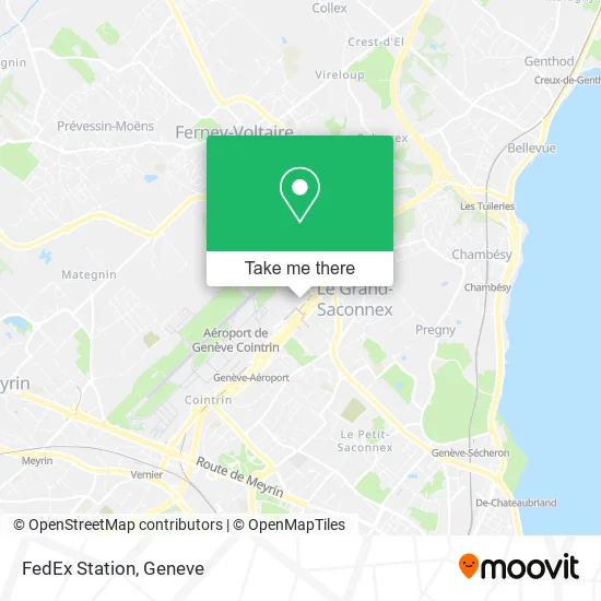 FedEx Station map
