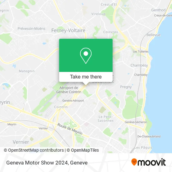 Geneva Motor Show 2024 map