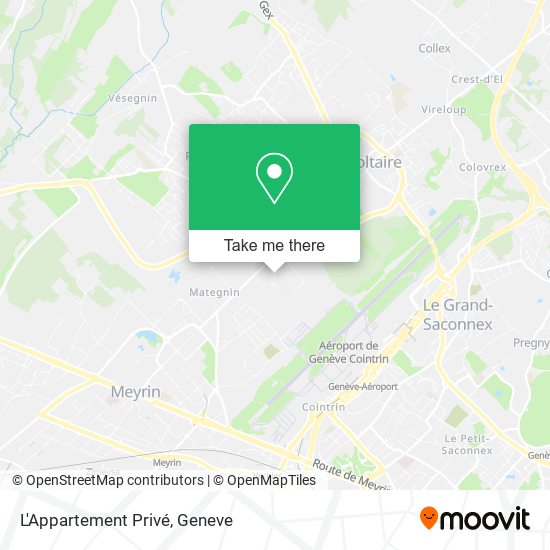 L'Appartement Privé map