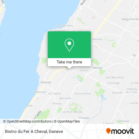 Bistro du Fer A Cheval map