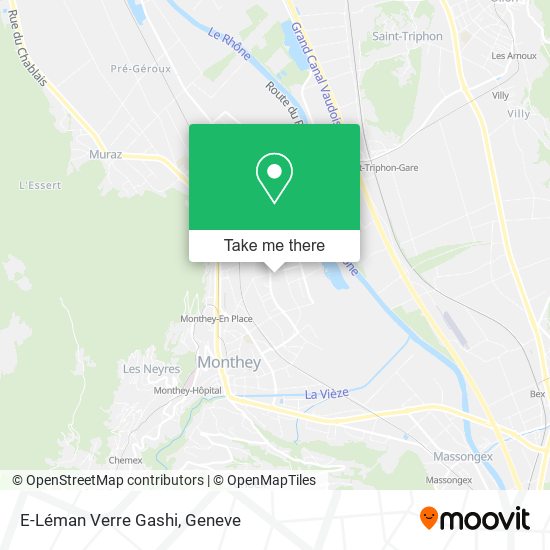 E-Léman Verre Gashi map