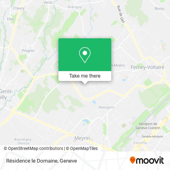 Résidence le Domaine map